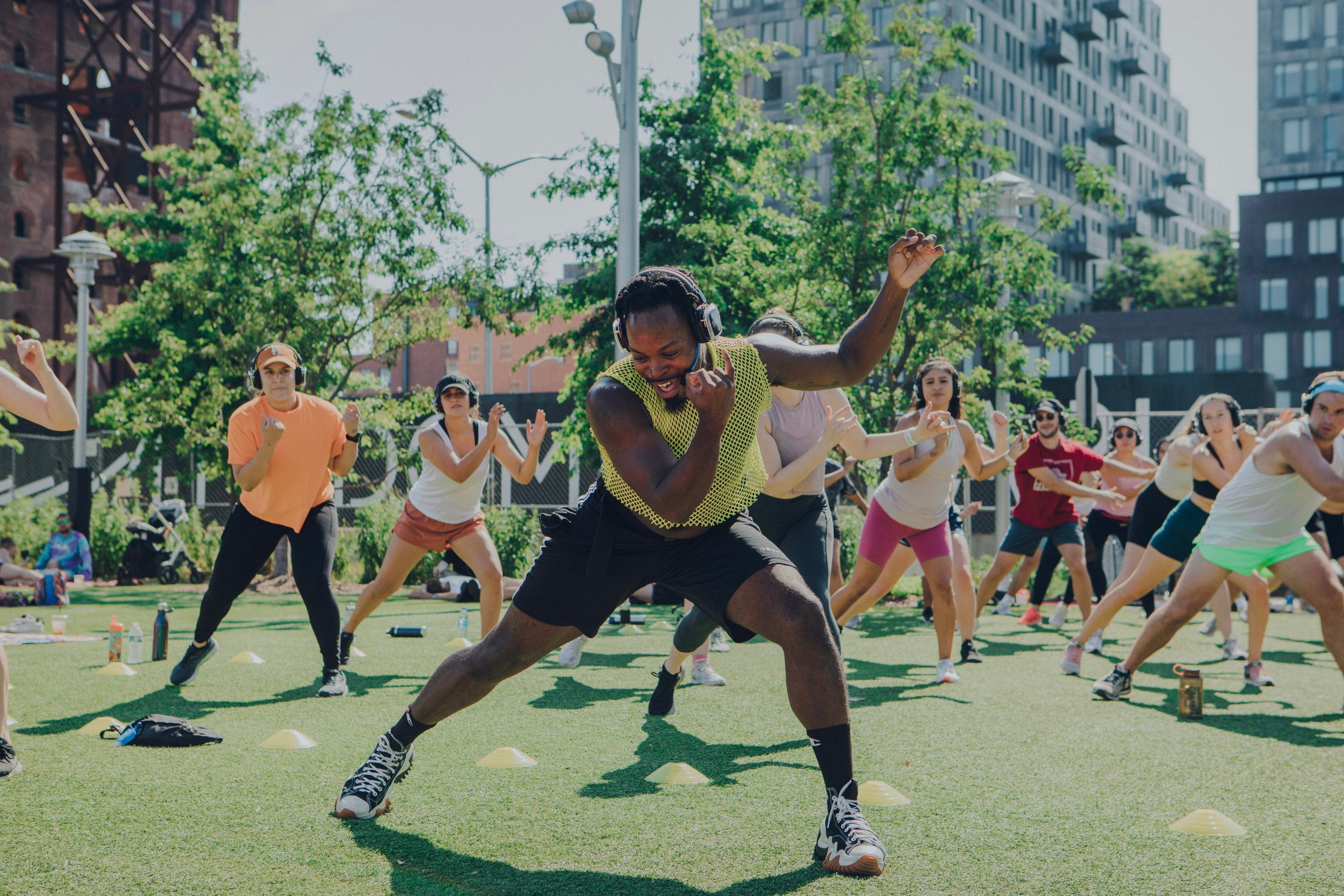 305 Fitness Class at Domino Park